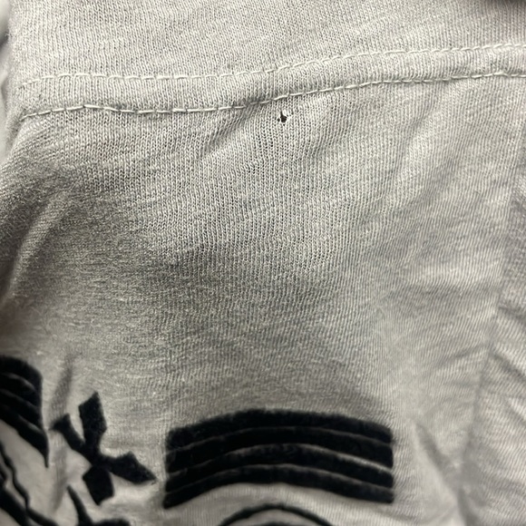 NWT AFFLICTION DAMAGE HOLE Polo T-shirt - Picture 6 of 7